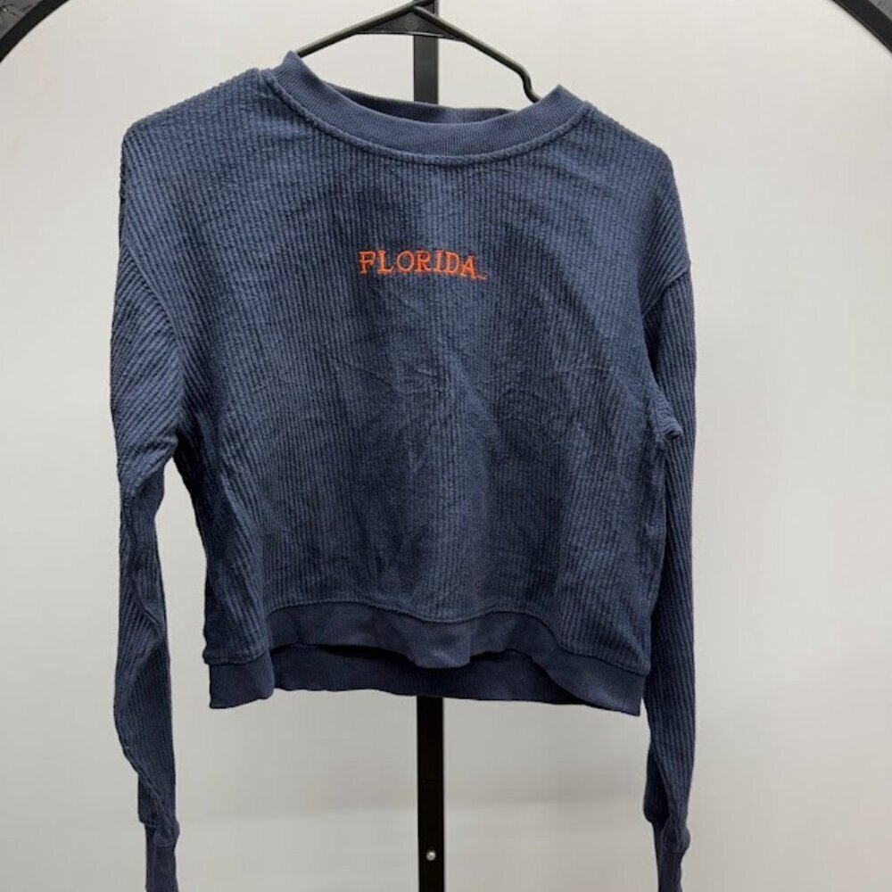 Florida Gators League Collegiate Wear Timber Cropped Pullover Sweatshirt